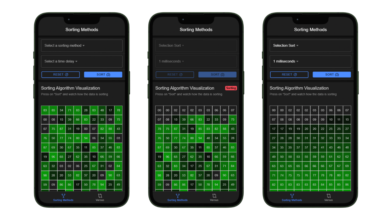 Ionic Sorting Methods